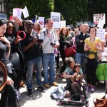 Antyrasistowska demonstracja w Southampton UK Anglia (13)