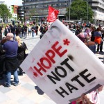 Antyrasistowska demonstracja w Southampton UK Anglia (21)