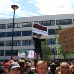 Antyrasistowska demonstracja w Southampton UK Anglia (23)