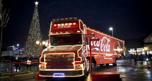 Ciężarówka Coca-Coli w Southampton już dziś